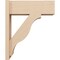 Ekena Millwork 7 1/2-in W x 20-in D x 24-in H Funston Block Rough Cedar Woodgrain TimberThane Outlooker, Primed Tan OUTUR075X20X24FST44RCPR - alternate 4